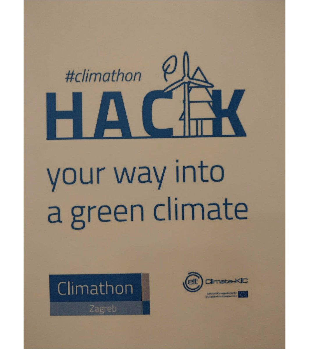 m_sedlar's tweet photo. #Climathon Zagreb, @jupanny @Anya_Spa #EITris 
Urban heat islands being solved right now! Teams motivated! https://t.co/z0qBFFvPfy