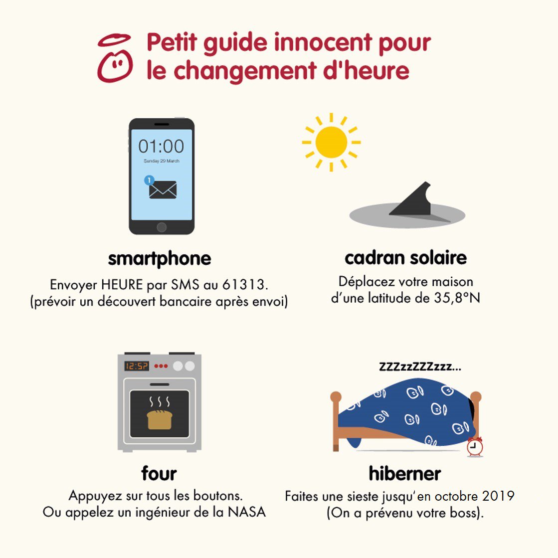 innocent_Fr's tweet photo. [ASTUCE]

Voici notre guide indispensable pour ne pas rater le changement d'heure ce weekend.

#changementdheure https://t.co/zyTkZ9psN2
