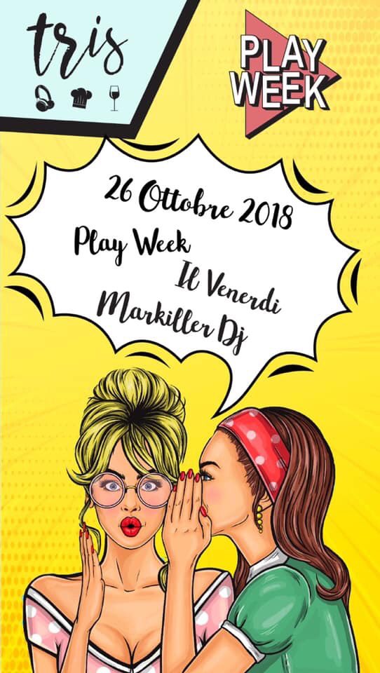 dj_markiller's tweet photo. Ci vediamo stasera.. 

      T R I S Bistrot 
ⓟⓛⓐⓨ ▶️ ⓦⓔⓔⓚ 
#Music #Food #Drink 

ᗪᒍᔕET ᗰᗩᖇKIᒪᒪEᖇ 
#INocera https://t.co/leeEbytPlL
