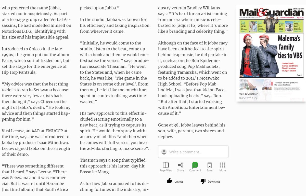 billysigudla1's tweet image. Motswako legend one of a kind #Momolemi #motswako #MentalHealth #Jabba#hhp #RIPHHP #RIPJABBA Hip Hop Pantsula #RIPHipHopPantsula#RIPJabbaMan via #MailandGuardian _ #SBS