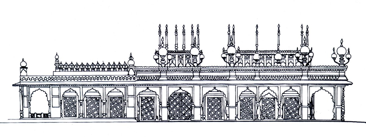 Elevation of Paigah Tombs #Hyderabad