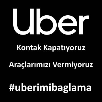 Türk Halkına Kaliteli ve Dürüst Hizmet Veren Uber Araçlarını Bağlamayın !

Uberi Çok Seven Her Zaman Yanımızda Olan Türk Halkını Bizi Desteklemeye 

Davet Ediyoruz !   #uberimibaglama Etiketiyle Desteklerinizi Bekliyoruz !

<a href="/suleymansoylu/">Süleyman Soylu</a> <a href="/IbbTuhim/">Toplu Ulaşım Hizmetleri Müdürlüğü</a> <a href="/BA_Yildirim/">Binali Yıldırım İletişim Ofisi</a> <a href="/Uber_Turkiye/">Uber Türkiye</a>