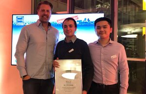 gtoublanc's tweet photo. Many thanks to @sheenhuxin for his keynote to our 400 new @EIT_Digital #MasterSchool students as an @EITalumni on how he created his company @matchx_iot in Europe #KickOff18 https://t.co/OZRWQn7kWW