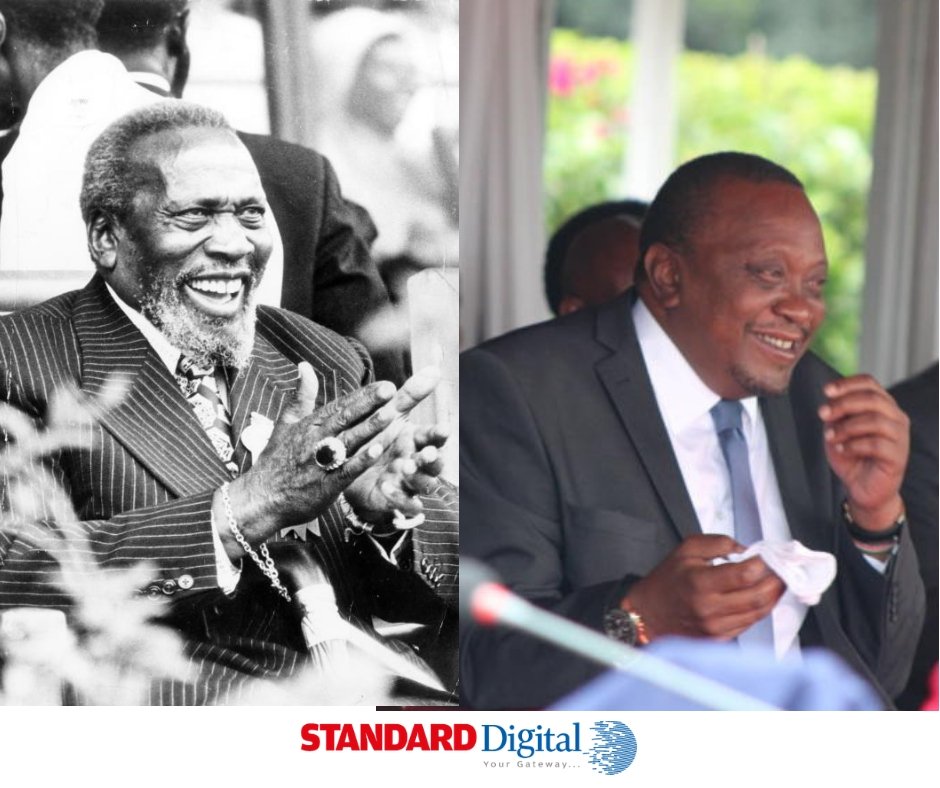 What are the comparisons between President Uhuru Kenyatta and his father?

Happy Birthday 