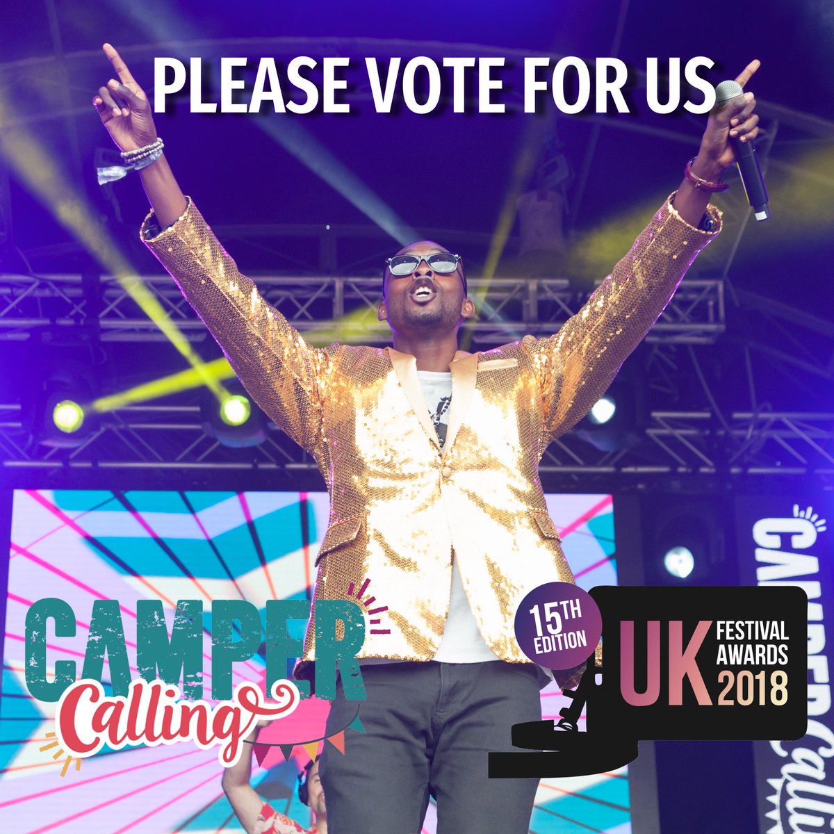 ONLY FOUR DAYS LEFT TO VOTE! 
goo.gl/BH4EHv  

PLEASE, please vote for us in Best Medium Festival and Best Grassroots!
We wanna keep bringing you the best festival we can! 
WE LOVE YOU 
#CamperCalling #UKFA #UKfestival