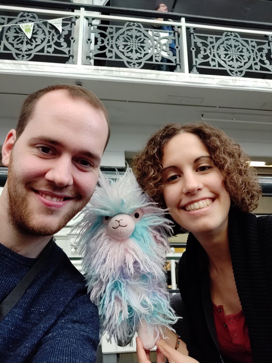 Having a good time with lamadroid at #droidconuk