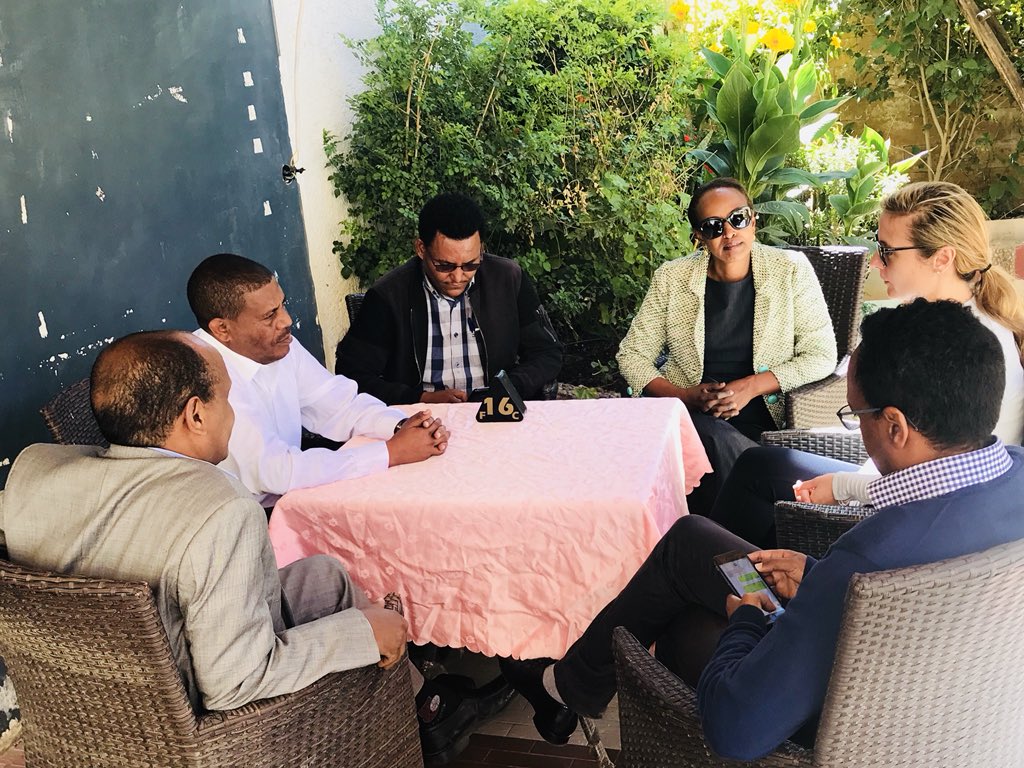Met a MasterCard Foundation delegation <a href="/MastercardFdn/">Mastercard Foundation</a> - we have discussed good ideas about investment, job creation &amp; scholarships! I look forward for more engagement <a href="/MekUniETH/">Mekelle University</a>
