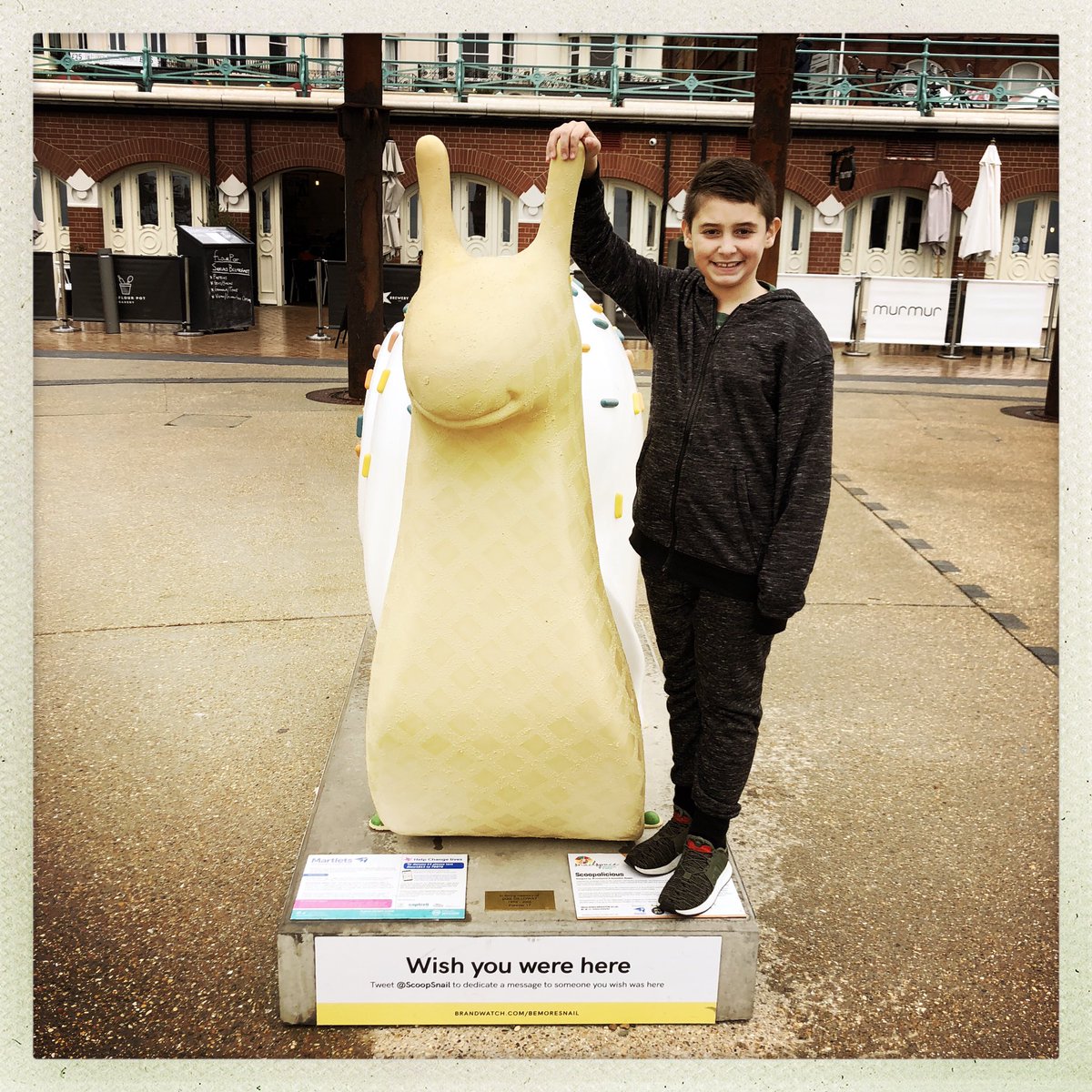 Wish you were here Yia Yia <a href="/ScoopSnail/">Scoopalicious</a> @snailspacebh #BeMoreSnail