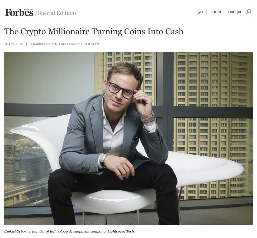 fluffypony's tweet image. PSA: Ezekiel Osborne is not one of the original Monero core team members that started the community-based stewardship of Monero, nor has he EVER been involved with Monero in ANY way. Until today none of us had ever even heard of him!
cc @ForbesME @ClaudineColetti @patron_io