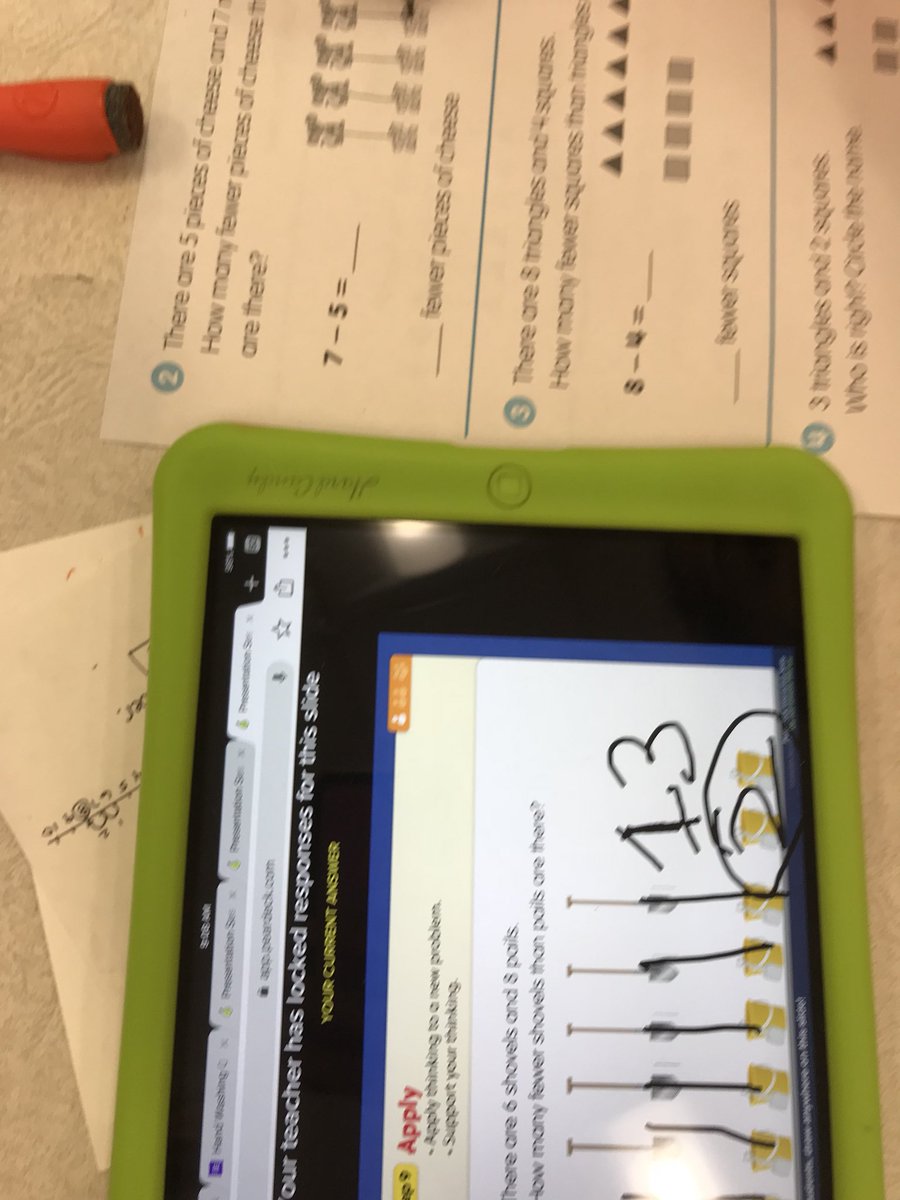 Ss using &amp; explaining strategies to solve compare problems! <a href="/PearDeck/">Pear Deck Learning</a> #EESLearnAndLead