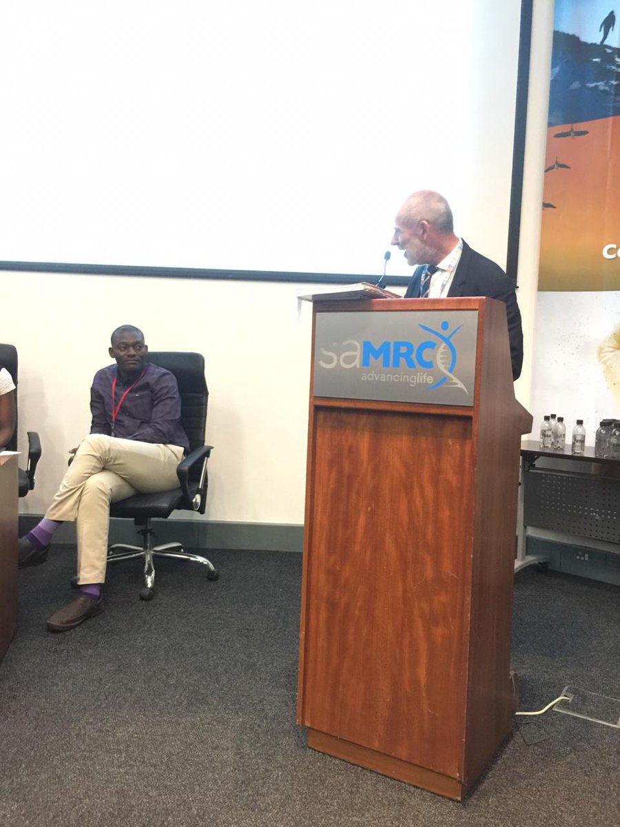 KTU_PACK's tweet photo. @MartinKGHI addressing @seyeabimbola about @bmj_company at #almaata_pack at the @MRCza today. #PrimaryHealthCare #Astana2018 #globalhealth #HealthForAll #AlmaAta #PACKMovement https://t.co/WdYOTcvniN