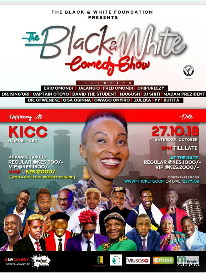 Melissafierce1's tweet photo. @BW_Foundation  brings to you all these comedians nearer home because they care for your happiness @BWComedyShow https://t.co/UX254NFfYP