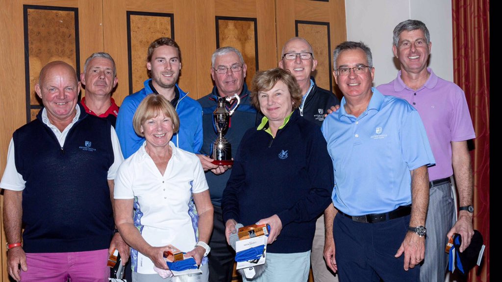 CastleGolfHever's tweet photo. The winning team was @Els_Golf team! Big thanks to all the Golf School and @HeverCastleGolf members for supporting the event and @GolfEscapes @GolfEscapesPro for organising everything 👍 https://t.co/QPeMuuBIRm