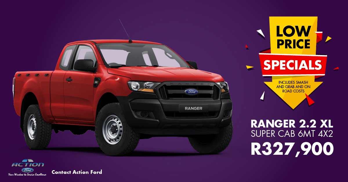 Unbelievable low prices at Action Ford #FordRanger

View all our promotions here: actionfordgroup.co.za/promotions/