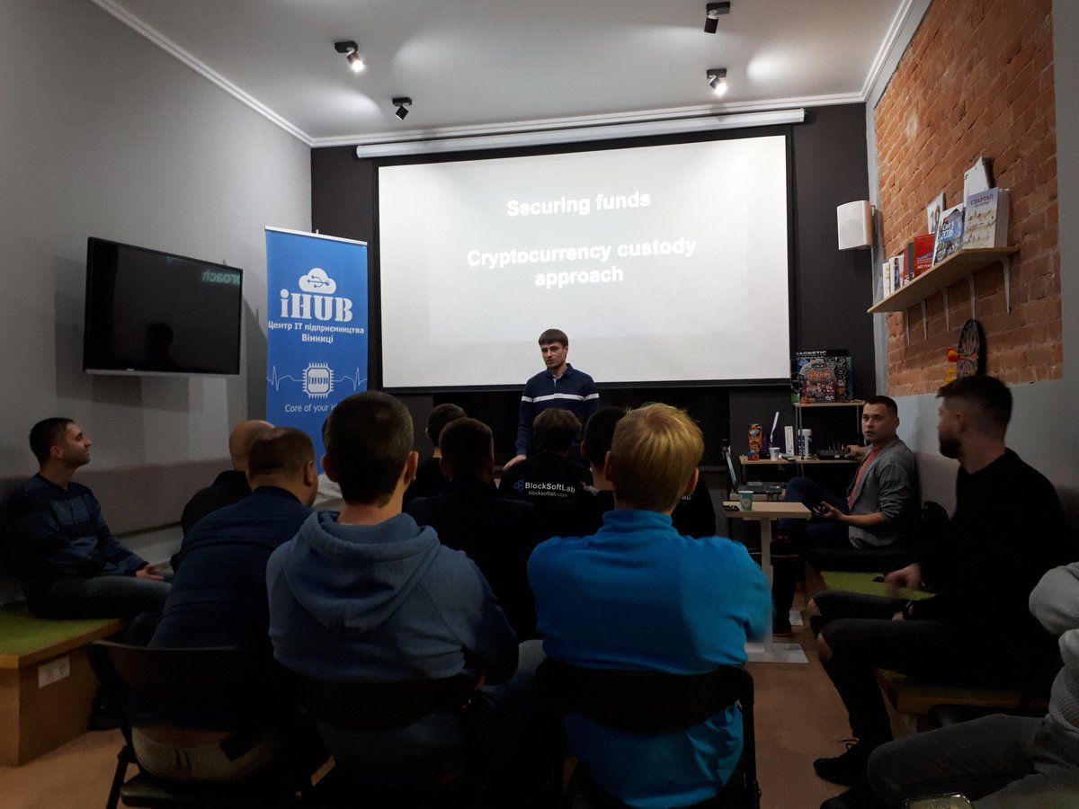 BlockSoftLab's tweet photo. The first meetup after a long break 25.10.18 in @ihubvinnytsia gathered many curious minds. Interest for blockchain and crypto cannot be drained easily. Big thanks to all the attendees for coming: you are the proof of importance of our 'cryptoenlightment' activity. https://t.co/2DiY7sIYGQ