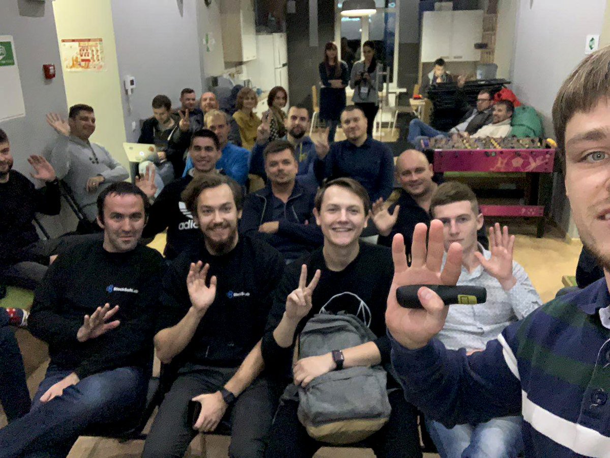 BlockSoftLab's tweet photo. The first meetup after a long break 25.10.18 in @ihubvinnytsia gathered many curious minds. Interest for blockchain and crypto cannot be drained easily. Big thanks to all the attendees for coming: you are the proof of importance of our 'cryptoenlightment' activity. https://t.co/2DiY7sIYGQ