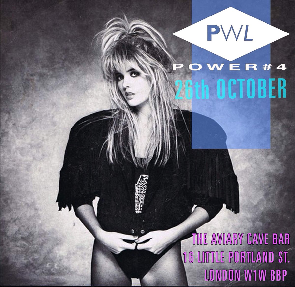 MRSSLEAZE's tweet image. Get fresh at the weekend! 
Tonight’s The Night! 
PWL POWER 4
The Aviary Cave Bar, London W1W 8BP 
facebook.com/events/1917277… …
FREE ENTRY!
Join us for a night of PWL heaven!
Mel &amp;amp; Kim “Showing Out”
m.youtube.com/watch?v=14b-BA…
#PWLPower4 #PWLPower @PWLHitFactory