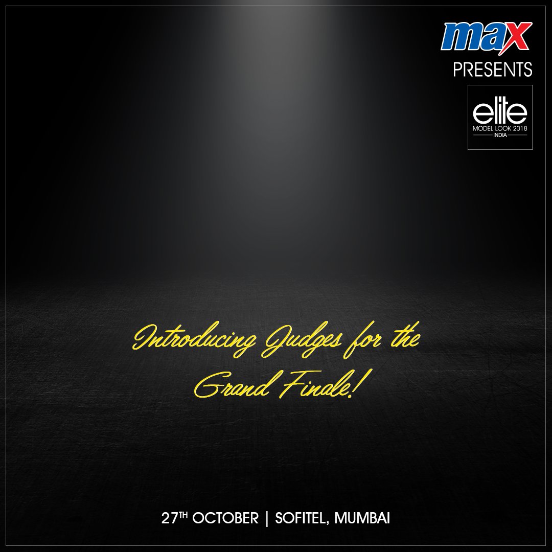 maxfashionindia's tweet photo. It’s time for the Grand Finale! Here's presenting the who’s who of the modelling industry as judges, who are now headed to Grand Finale of #EMLIndia2018 to find India’s next supermodel. #Elitemodellook2018 #EMLIndia #MaxFashionforEML #EMLIndia2018GrandFinale https://t.co/Q8N1cSweaT