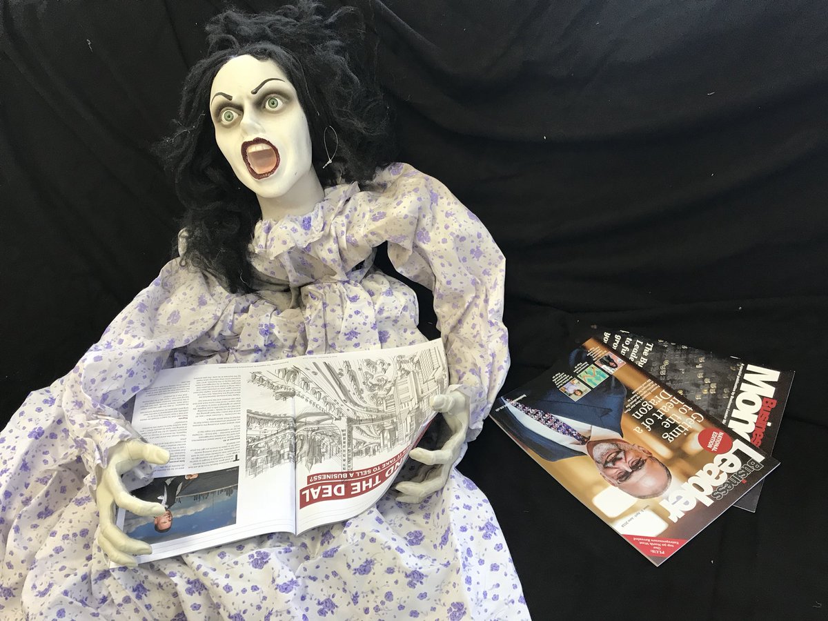 AndrewScottGB's tweet photo. Bizarre day at the Ascot Group as our #Halloween party kicks off. The family who play together, stay together. @BLeaderNews @InsightData @PurplexUK #business #team #family https://t.co/H39y1Xn9yj