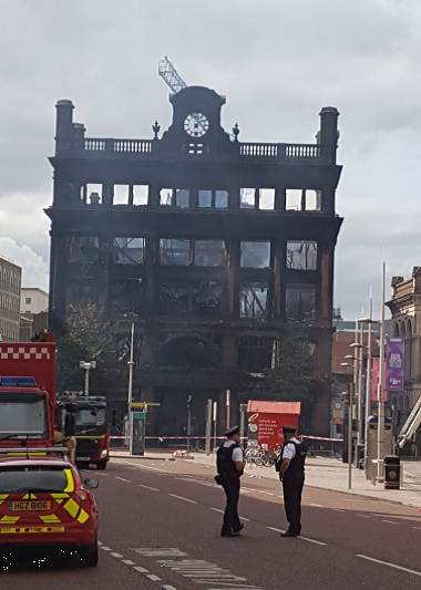 turleyplanning's tweet photo. Proud to have secured listed building consent for @Primark to begin the conservation led process of rebuilding #bankbuildings. Importantly @belfastcc  approval decision will allow a reduced cordon, safely re-opening pedestrian access along Royal Avenue #onebelfast #yourbelfast https://t.co/KdiCNMq2zX