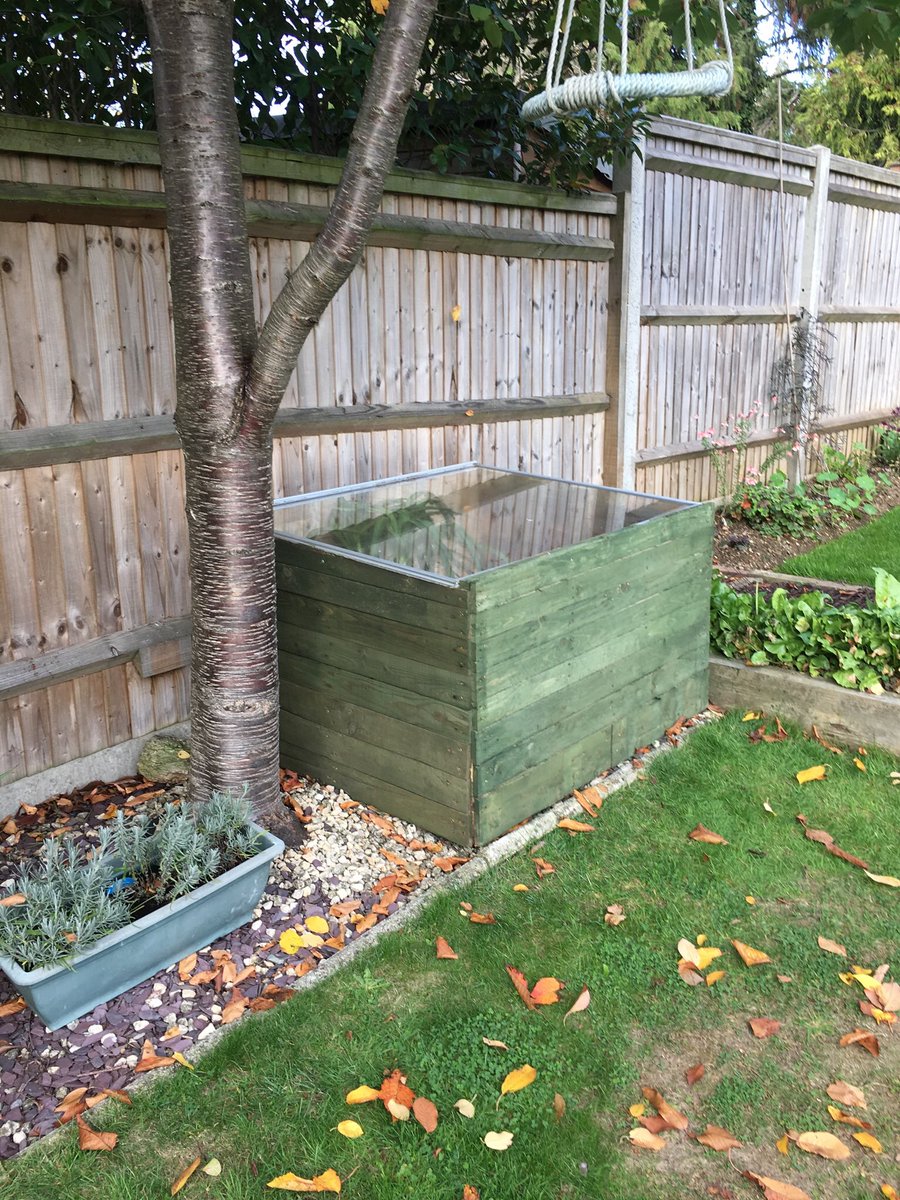 shiny_gardens's tweet image. My wonderfully talented boyfriend made this cold frame for our garden to protect the plants that don’t like the cold. All made from recycled materials too #pallets #coldframe #freecycle #recycle #gardening