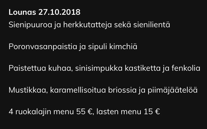Ulkona sataa, mutta meillä vihertää. Tässä huominen lounas/early dinner menumme. Sienipuuro muuten tehdään tyrnävän myllyn herkuista🌿
