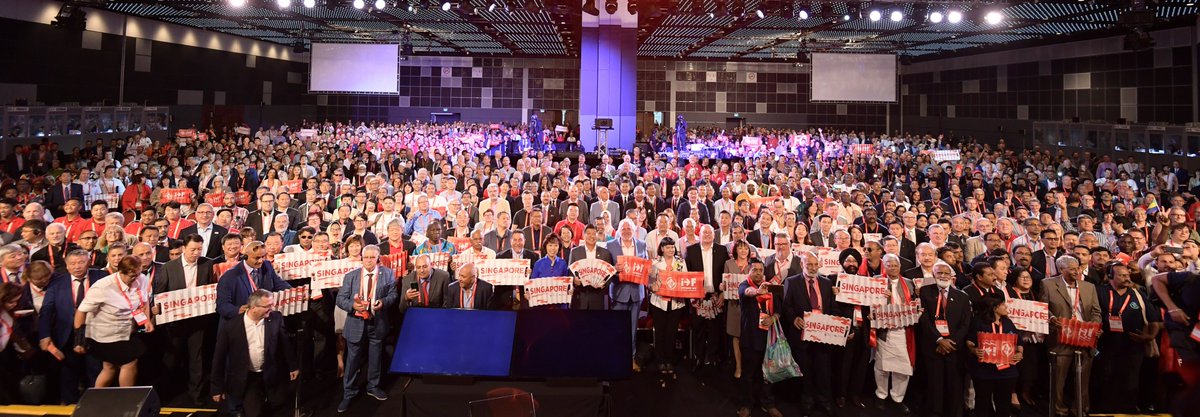 ITF_DelhiOffice's tweet photo. Strong Contingent of Indian #TransportWorkers at #ITFCongress2018, Singapore
#WeAreITF #ITF_Delhi_Office #TeamIndia #ITFfutureofwork #YourCongressYourVoice https://t.co/6wWQXuSqyb