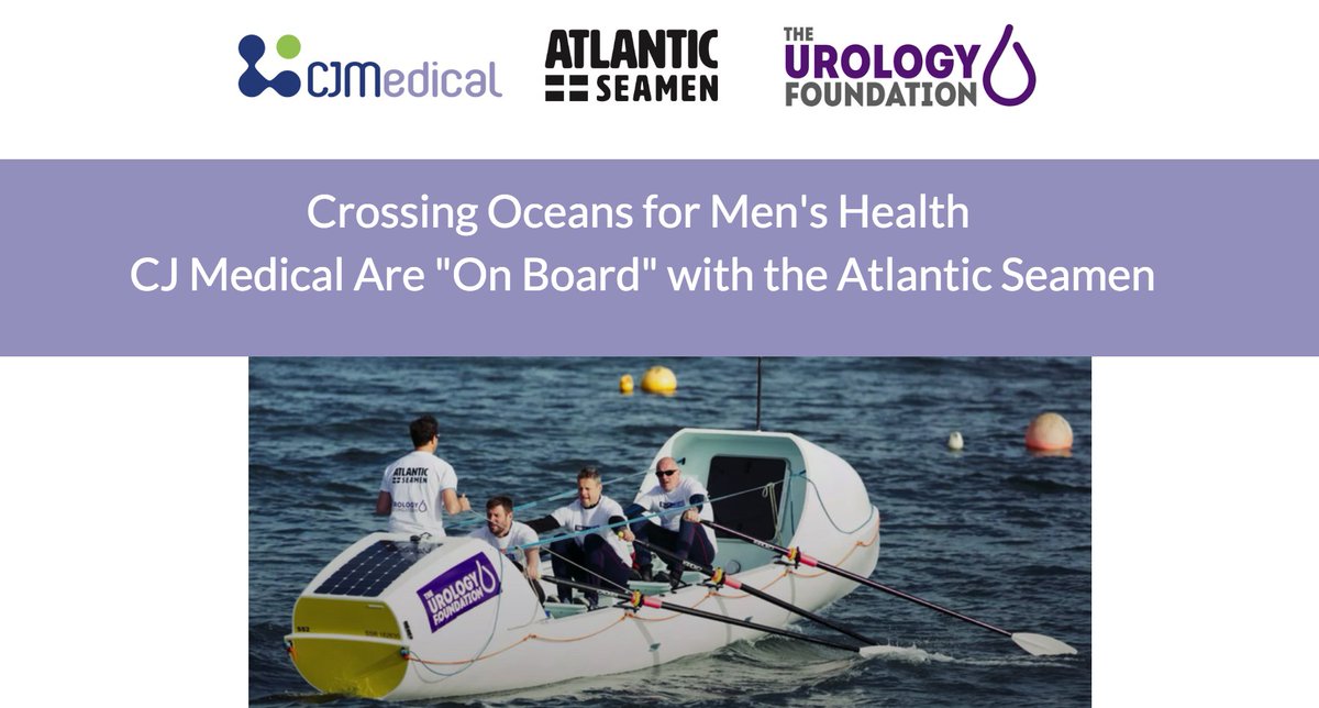 cjmedicaluk's tweet photo. Crossing Oceans for Men's Health - CJ Medical Are "On Board" with the Atlantic Seamen @AtlanticSeamen @TUF_tweets #twac2018 Read the Press Release: https://t.co/ORhwcAojzt https://t.co/OwACQVeOhb