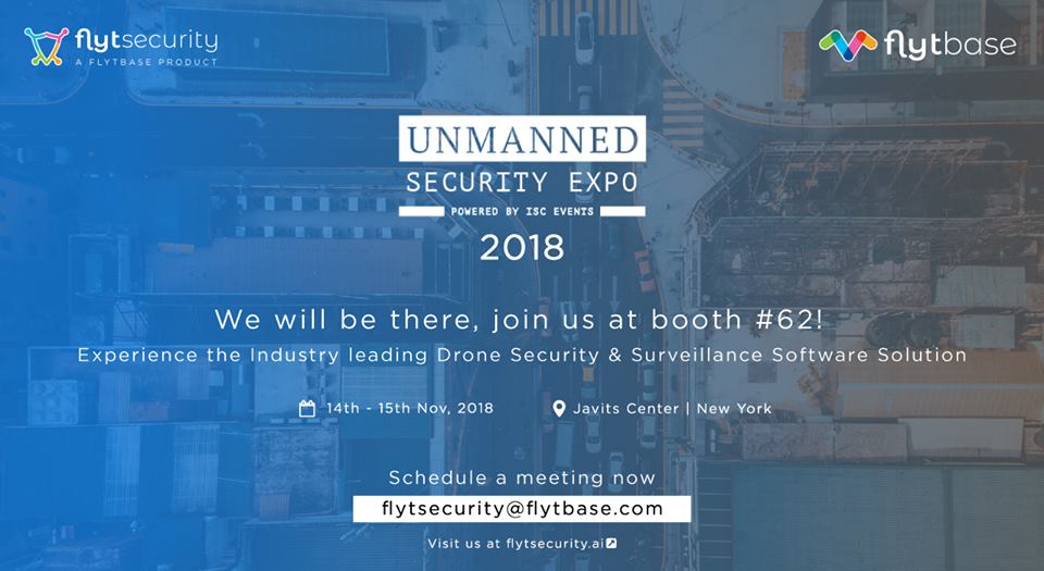 flytbase's tweet image. We are coming to @UnmannedExpo @ISCEvents at 14-15 Nov, New York.

Join us at Booth #62 to Learn More: flytbase.com/unmanned-secur…

#DroneAI #UnmannedSecurityExpo #DroneSecurity #FlytBase #DronesAtScale #FlytSecurity