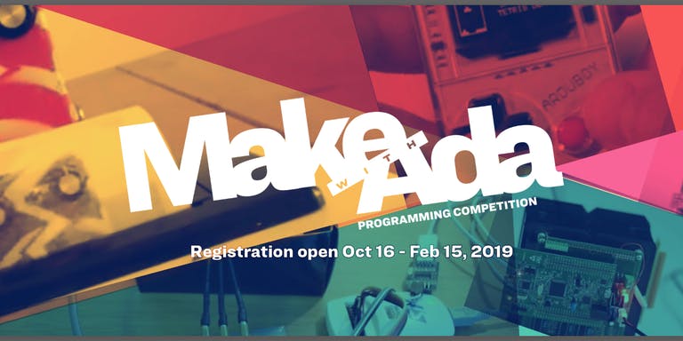 lembarquemedia's tweet image. Lancement du #concours annuel “Make with #Ada” d’@AdaCoreCompany #MakeWithAda bit.ly/2zeluB5