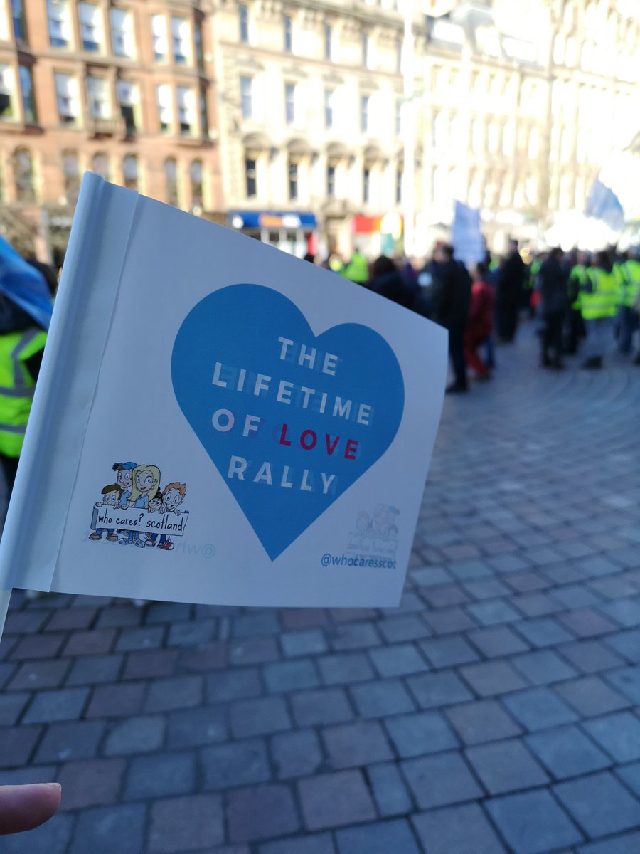 LisaJCowling's tweet photo. Lifetime of Love Rally 2018 - if you're in Glasgow get to St Enoch Sq to support and celebrate a #lifetimeoflove for care experienced people #careexperiencedweek #cw18 @whocaresscot https://t.co/aXTRzQ61vU