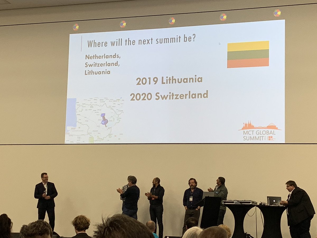 lordmafi's tweet photo. #MCTSUMMIT2018 next years announced! https://t.co/oPOEHo33PN