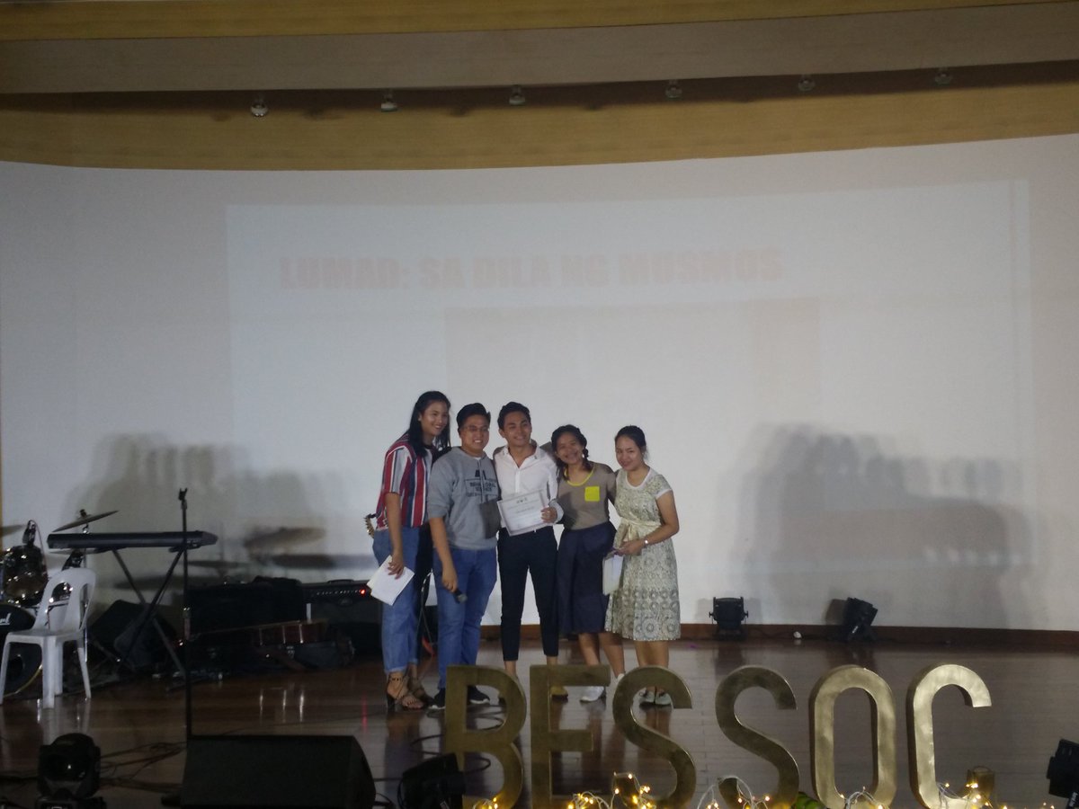 BESSOCOFFICIAL's tweet photo. We now give the SPOTLIGHT to the winners of BES Fair and award the best SCENES of our BES Gallery.
#BESWeek2018
#CenterStage
#CurtainCall https://t.co/Ntrzj3EVgS