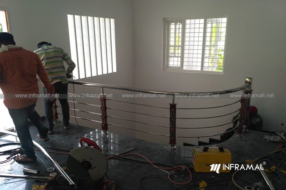 infrasynergics's tweet photo. On Going S S Handrail work at #Mazhuvannoor site #Ernakulam. For query : Give us a missed call at (+91) 94969 94969 | Visit @ https://t.co/qCllJ7Axhc
#handrail #handrailworkernakulam #sshandrailwork #constructionkerala #constructionernakulam #interiorhome #keralahome #inframall https://t.co/ivnBiGZ6AN