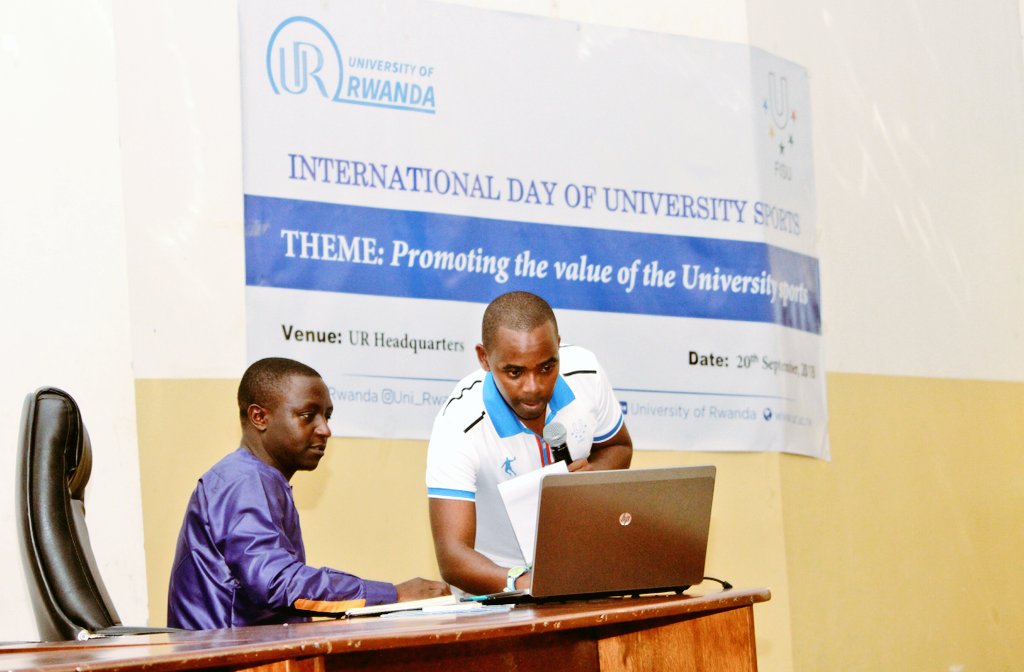 fasuafrica's tweet photo. RWANDA 🇷🇼

For #IDUS2018 celebrations, a conference themed "Promoting the value of University Sports in Rwanda" was organised. Panelists included a @MINISPOC representative,  President @RwandaOlympic, @Uni_Rwanda representative &amp; 🇷🇼 @fisu student ambassador. 

#WeAreAfrica https://t.co/RxCwTFihXL