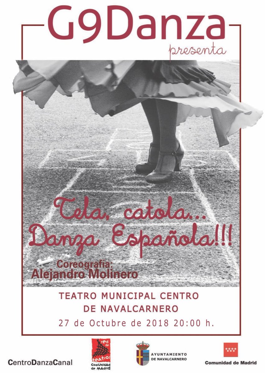 Mañana <a href="/G9Danza/">G9Danza</a> en <a href="/ayto_naval/">Ayto de Navalcarnero</a> 
Tela, Catola.... Danza Española!!! ¡Os esperamos!