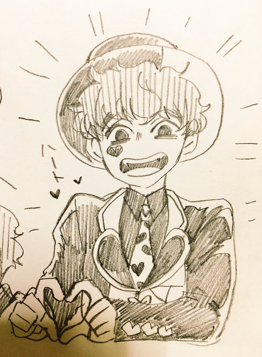 スケブに残ってた謎の落書き
最後の🐙がなんなのか全然思い出せない。何?良いセーター着てるの? 