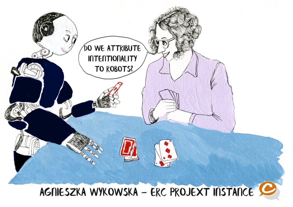 erccomics's tweet photo. Today you can put your questions about human-robot relationships in the future joining the #ERCTalks Facebook event with @A_Wykowska @brain_on_dance @ERC_Research at: https://t.co/1stApSwqxq https://t.co/Msjt9CcArj