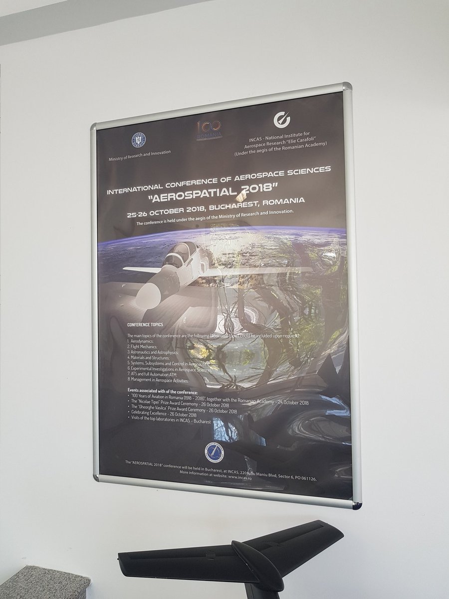ditu_maria's tweet image. @beiaconsult attending The International Conference of Space Sciences "AEROSPATIAL 2018"#gassensors #concurrentengineering #Spaceexploration @SenSyStar_RO