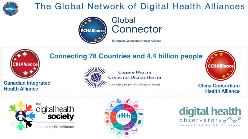 ECHAlliance's tweet photo. NEW: Through our global network of #DigitalHealth Alliances we are connecting 78 countries and bringing the benefits and opportunities of digital health to 4.4 billion people! @Alliance_CIH @CWCDH_info @TheDHSociety @BrianOConECHA @jcornetp https://t.co/0Bmx5GGg8a