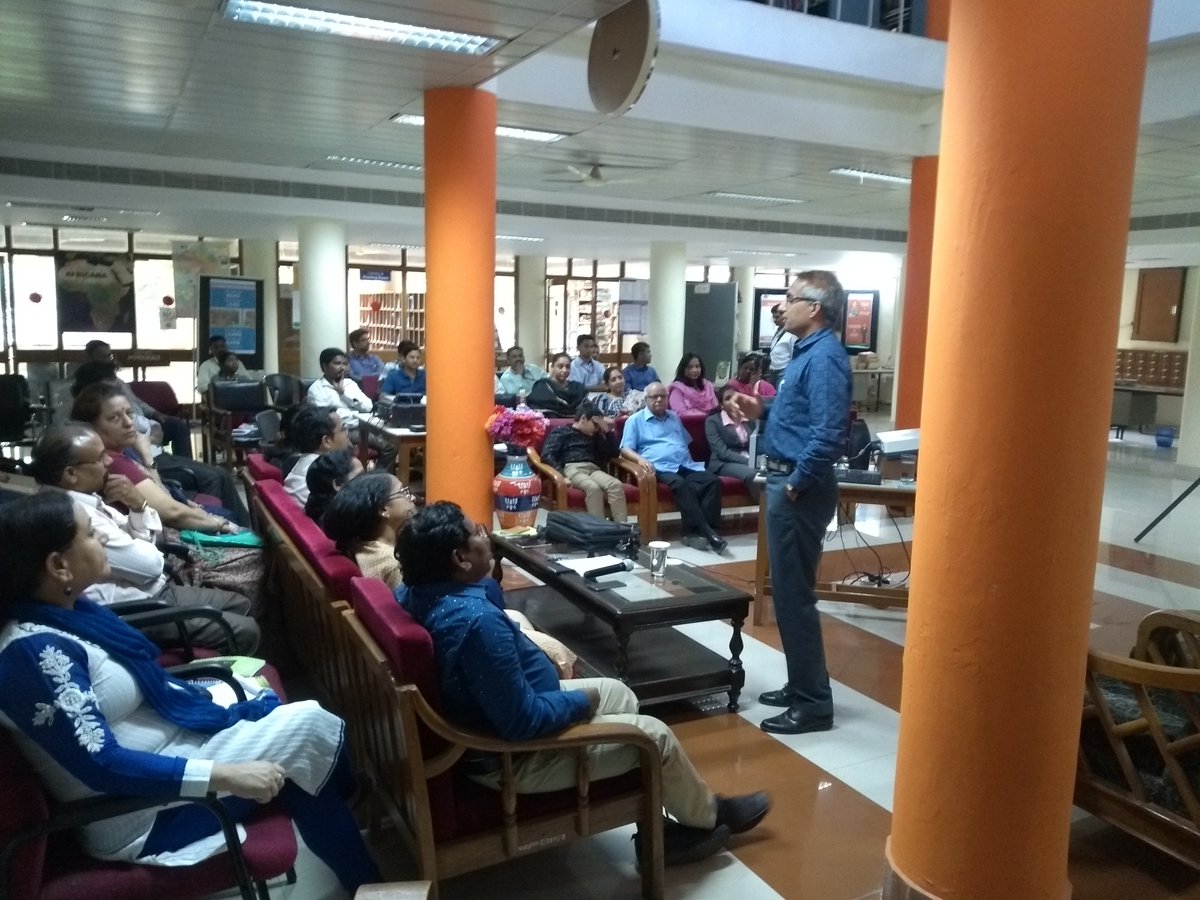 NIRDPR_India's tweet image. It was a very positive experience for the students and staff of .@NIRDPR_India to learn about the various aspects of #Neuro #Linguistic Program under the aegis of #LibraryTalks.

The session was taken by taken by Dr Umesh Arya .@umesharya, Professor- Guru Jambheshwar University.