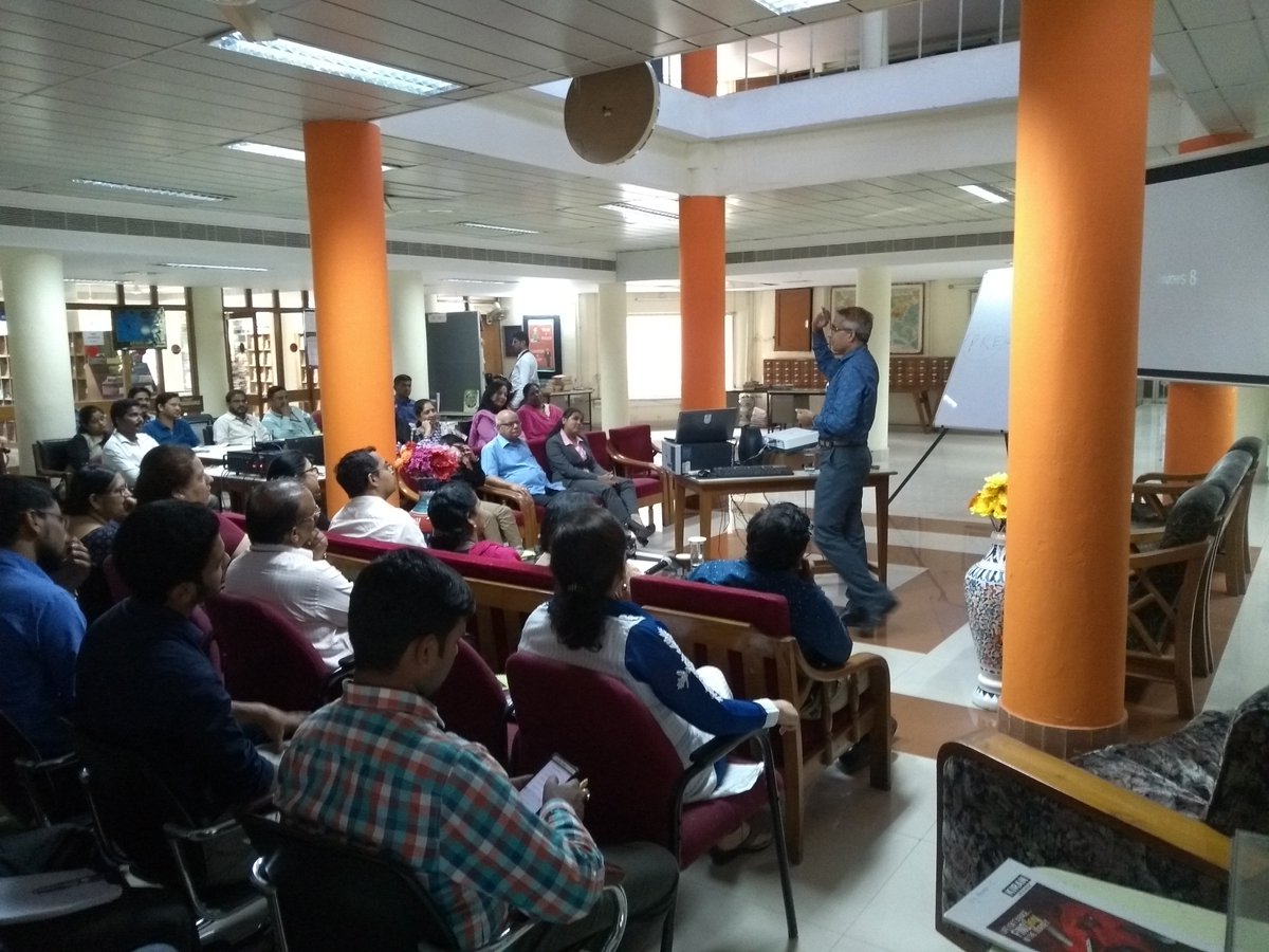 NIRDPR_India's tweet image. It was a very positive experience for the students and staff of .@NIRDPR_India to learn about the various aspects of #Neuro #Linguistic Program under the aegis of #LibraryTalks.

The session was taken by taken by Dr Umesh Arya .@umesharya, Professor- Guru Jambheshwar University.