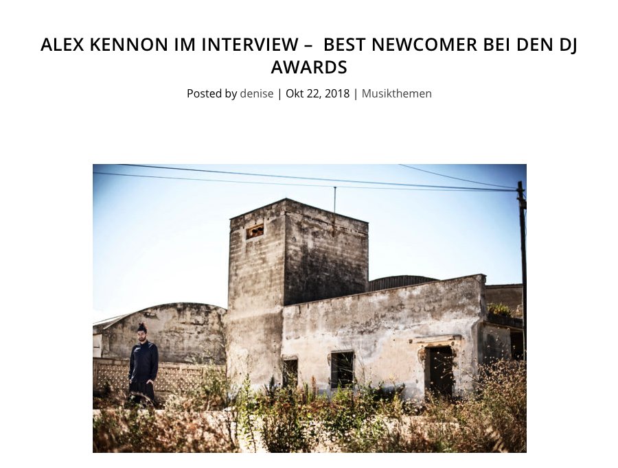 FAZE Mag caught up with Alex Kennon following his recent with at the DJ Awards 2018 fazemag.de/alex-kennon-wu…