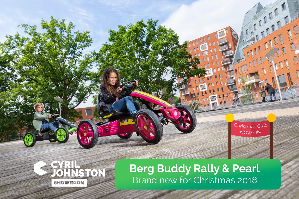 Ready. Set. Go! Our Christmas club is now on, allowing you to pay a small deposit on your purchase and then pay the rest in instalments that suit you, up until 17th December! 
Check out the full berg range at cyriljohnston.com/pedal-electric…