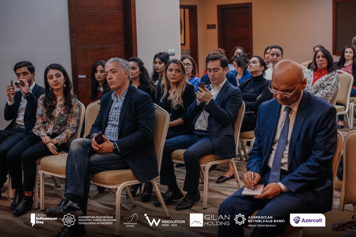 InfluencerDay's tweet photo. Bu gün "Qafqaz City Hoteli"ndə "Global Influencer Day" tədbirinin mətbuat konfransı keçirilib.

Konfransdan görüntüləri təqdim edirik:

#GID2018 #GlobalInfluencerDay #influencerday https://t.co/Eaio9ETG4X