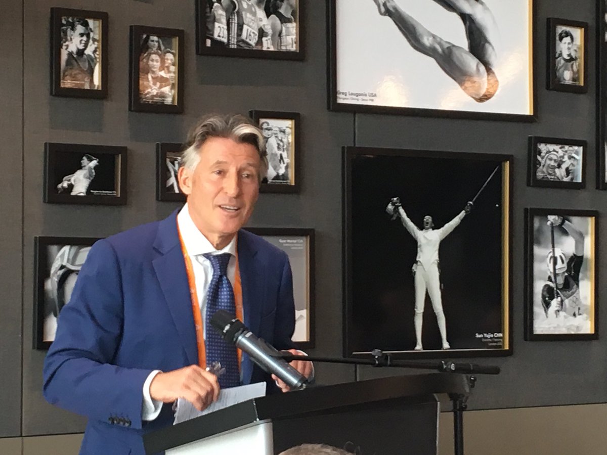 sebcoe's tweet photo. Addressing @EuroAthletics family in the European Athletics convention and paying tribute to Irena Szewinska, one of our sports’ greatest athletes, who passed away earlier this year. ⁦@olympicmuseum⁩
#pzlanews #worldathletics https://t.co/WcpUb7Yp7J