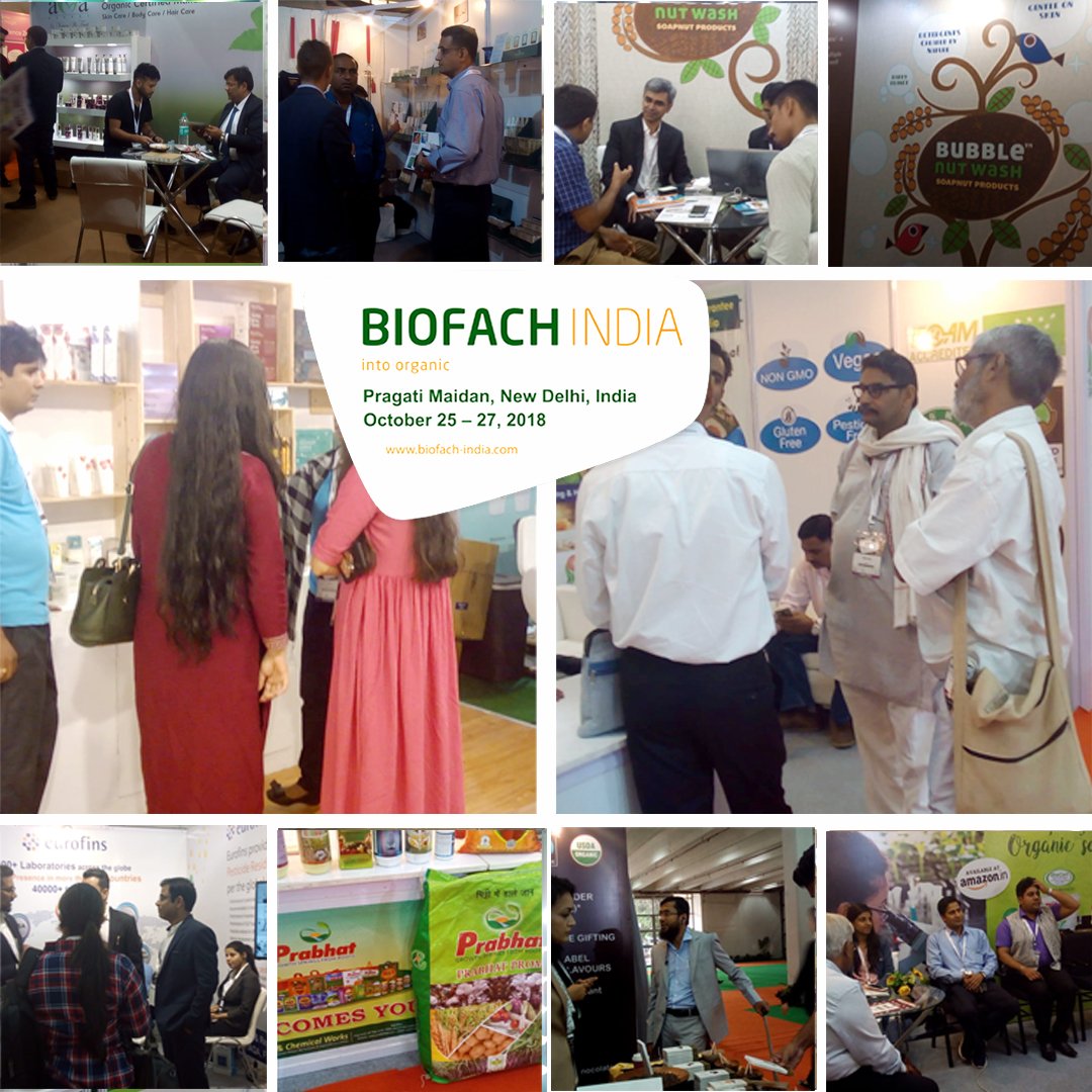 BiofachIndia's tweet photo. More live updates for you from Pragati Maidan! Busy customers learning more about Organic Products from Industry Experts. #BIOFACHINDIA2018 #OrganicFood #NewDelhi #PragatiMaidan https://t.co/DpbZgsbgGL