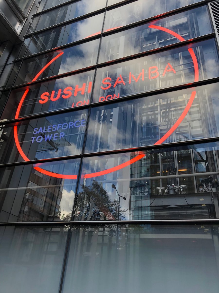 A_S_Ramsay's tweet photo. Business lunch today @SUSHISAMBA London with @jamiegodman408 #asramsay #friday #businesslunch https://t.co/db3BX0UAPY