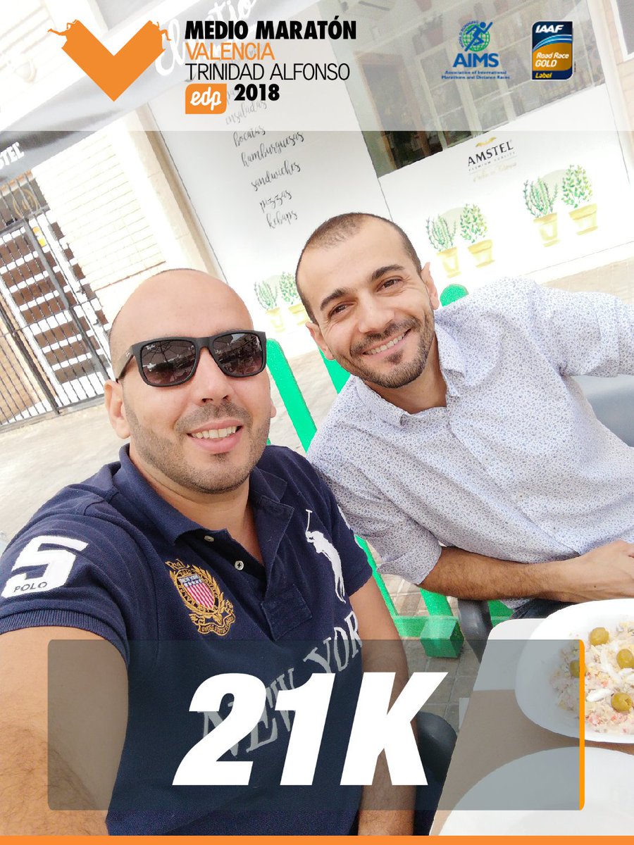 Avec <a href="/MenourD/">menour djalil</a> à Valencia pour le #MedioMaratonValencia