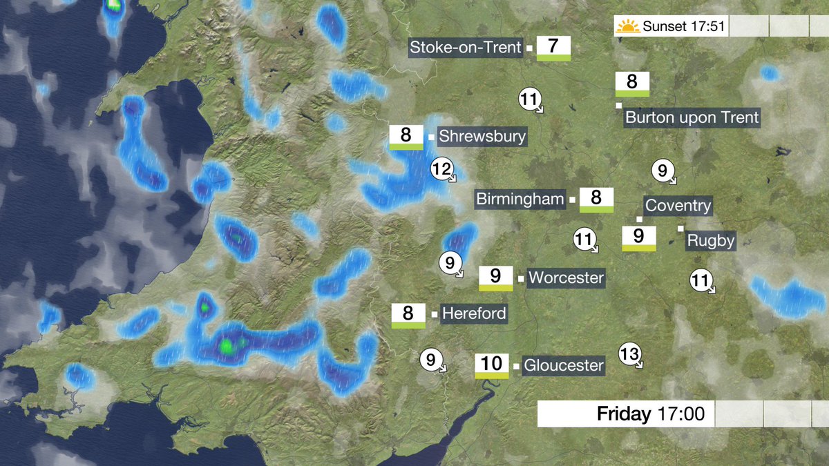 Sunshine and showers this afternoon, much cooler in brisk northerly winds. More @bbcmtd at 1:30pm with @beccywoodtv